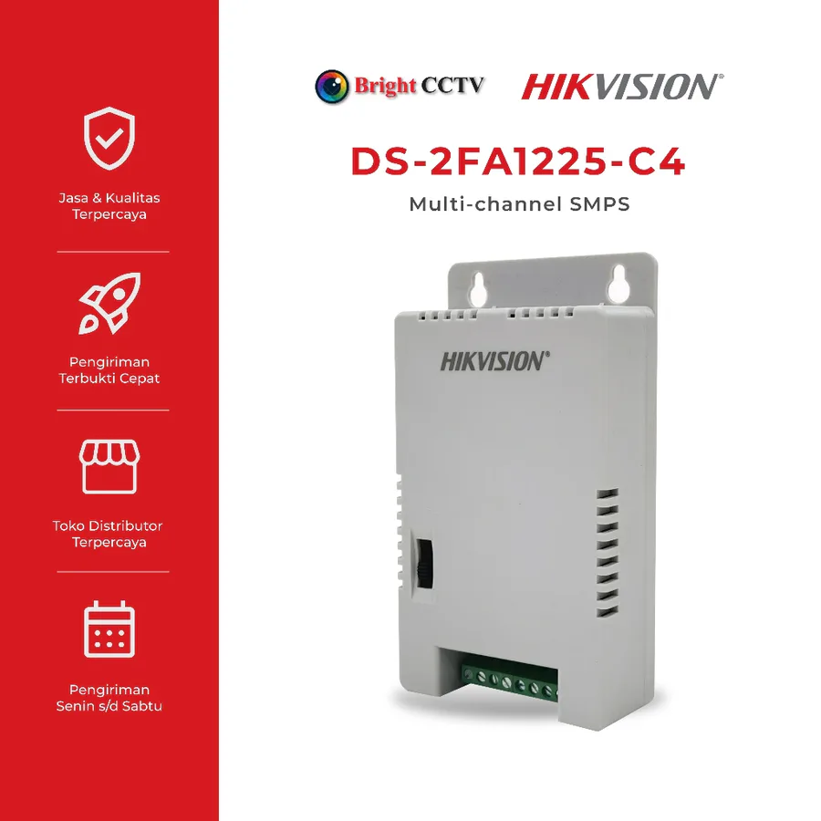 Hik Vision Ds-2fa1225-C4  4ch Power Supply view 3