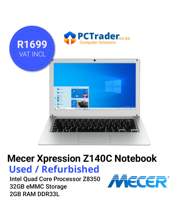 Mecer Z140c Demo N3350/4gb/500gb N/Book view 7