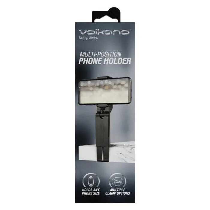 Volkano Vk-5034-Bk Clamp Series Phone Holder
