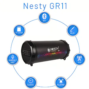 Nesty Gr11 Thundar Bl Portable Speaker view 2