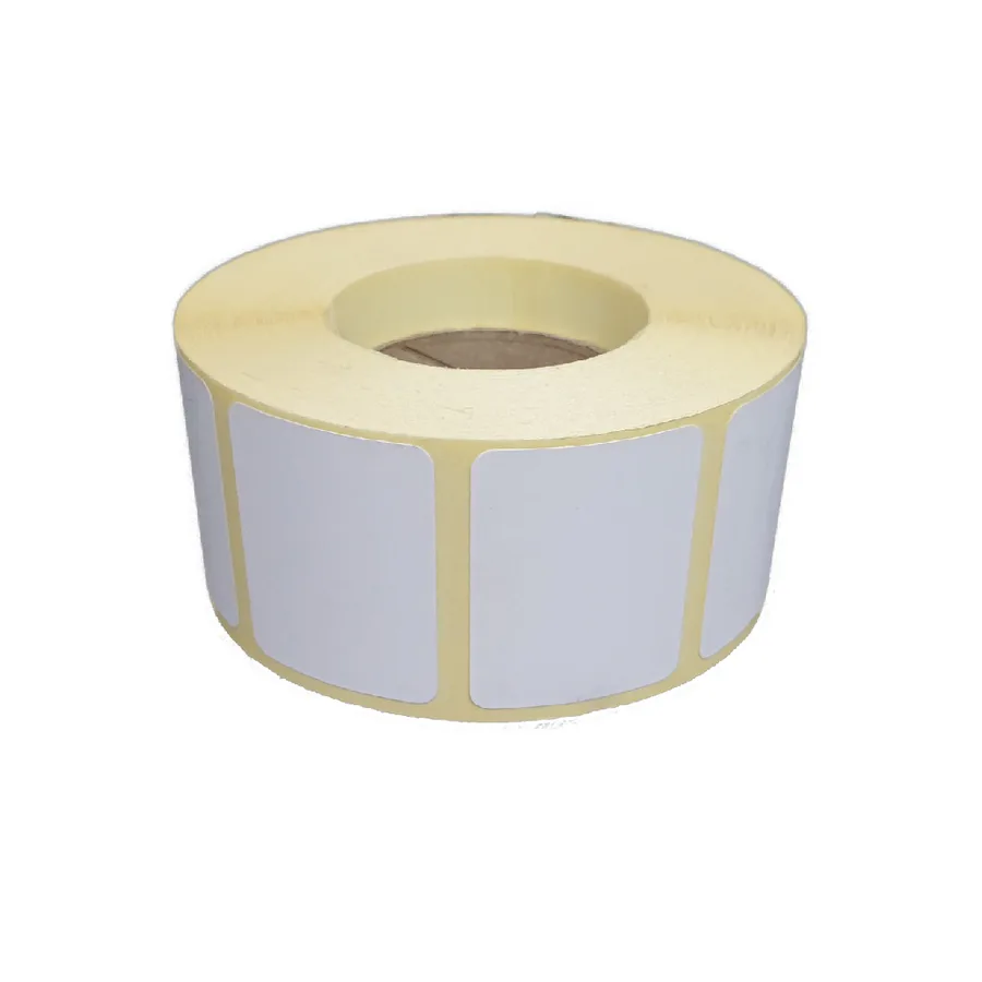 Label 40x24 Bar Double Code White Labels