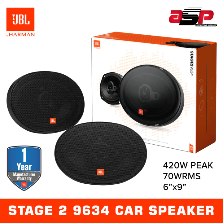 Jbl Stage 2 9634 6x9 Car Speaker