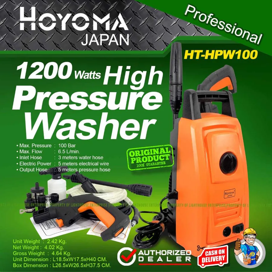 Br Hpw100 Xtr1400 High Pressure Washer