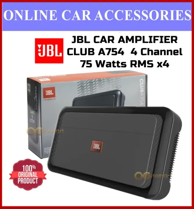 Jbl Club A 754 4ch Amp view 6
