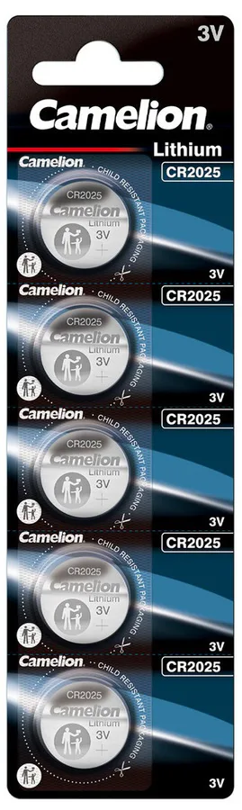 Camelion Cr2025-Bp5 Lithium Coin Battery