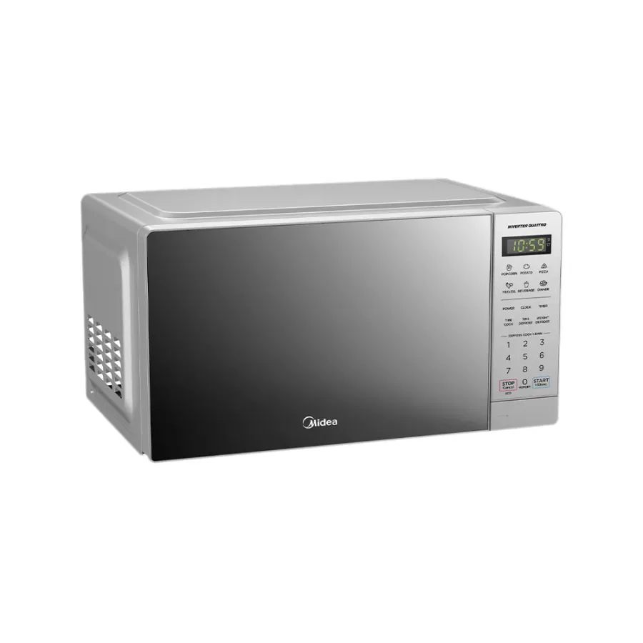 Midea Em20-Silver Mirror 20lt Digital Microwave view 2