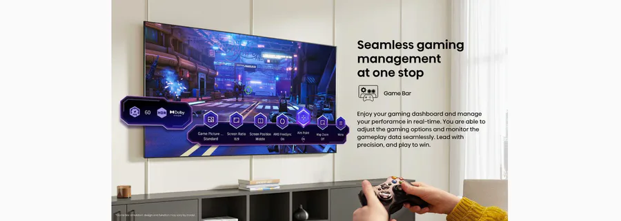 Hisense 65a6q 65" 4k UHD TV view 2