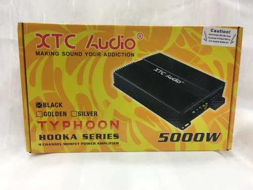 Xtc Typhoon 5000w 4 Ch Amp