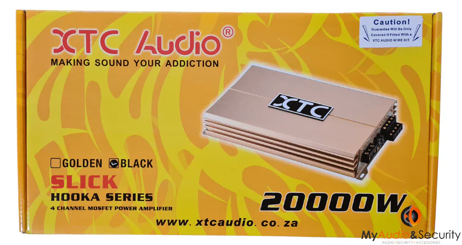 Xtc Slick Black 20000w 4 Ch Amp