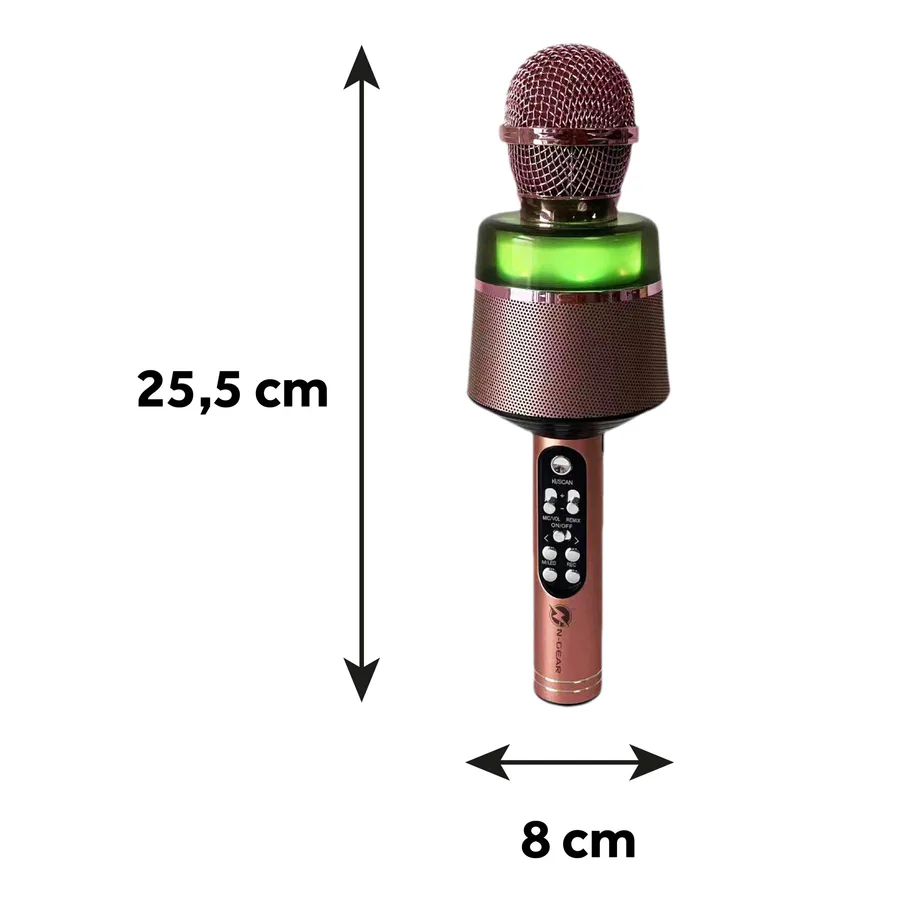 N-Gear Kids Speaker 24c With Mic & Light Effects