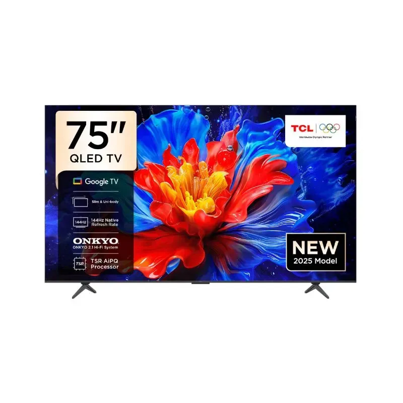 Tcl 75p8k 75" QLED Google TV view 2