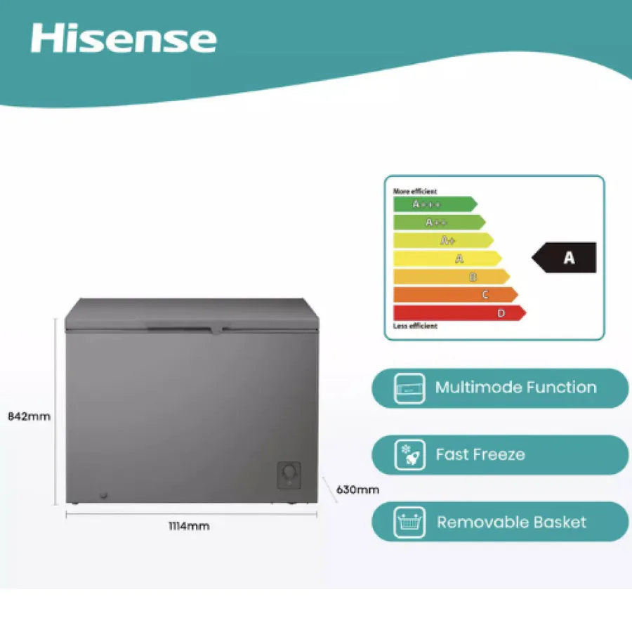 Hisense H390cfs Chest Freezer view 2