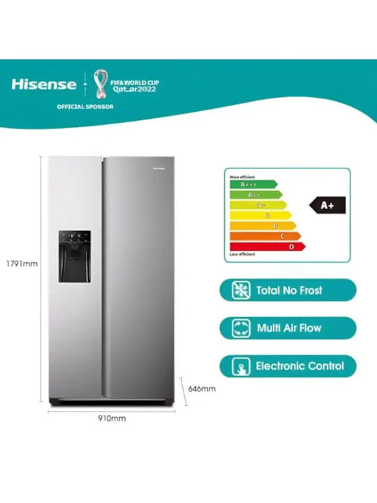 Hisense H690ss-Idl Ice Maker Fridge Freezer view 4