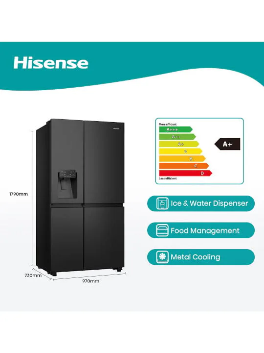 Hisense H780sb-Idl Side By Side Refridgerator view 4