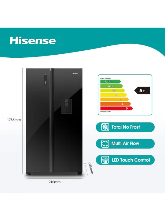 Hisense H670smib-Wd S/S W/D Fridge view 7