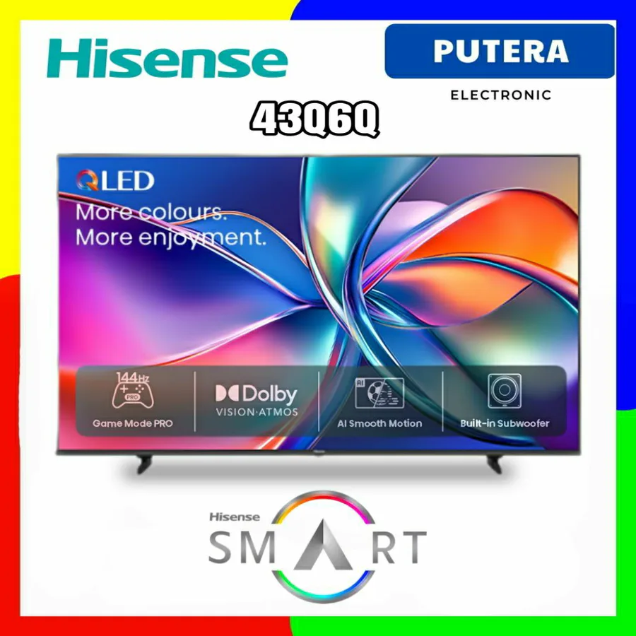Hisense 43q6q 43" QLED Smart TV
