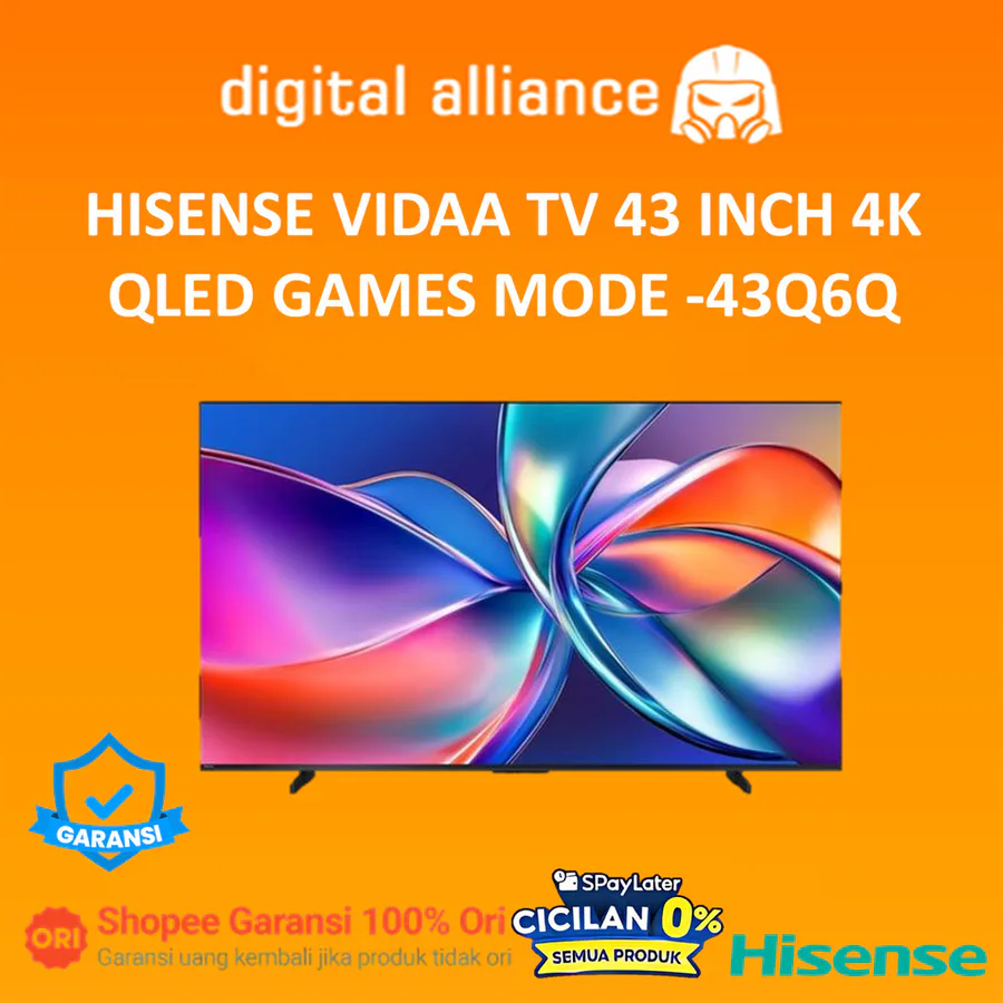 Hisense 43q6q 43" QLED Smart TV view 2