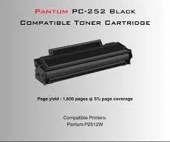 Pantum Pc252 Black Toner Printer view 8