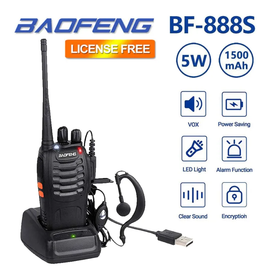 Baofeng Bf-888s Portable Two-Way Radio view 4