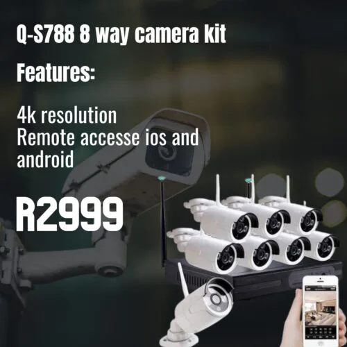 Andowl Q-S788 8-Way Monitoring Camera Set
