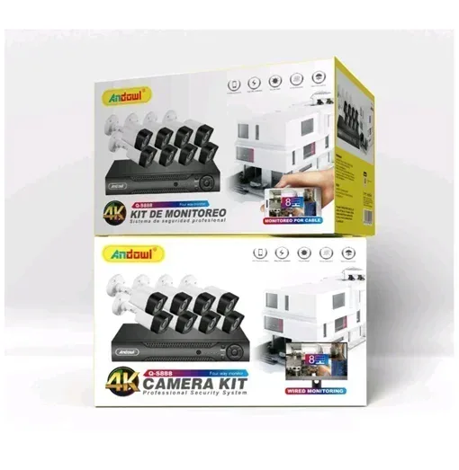 Andowl Q-S888 8-Way Wireless Monitoring Camera Set
