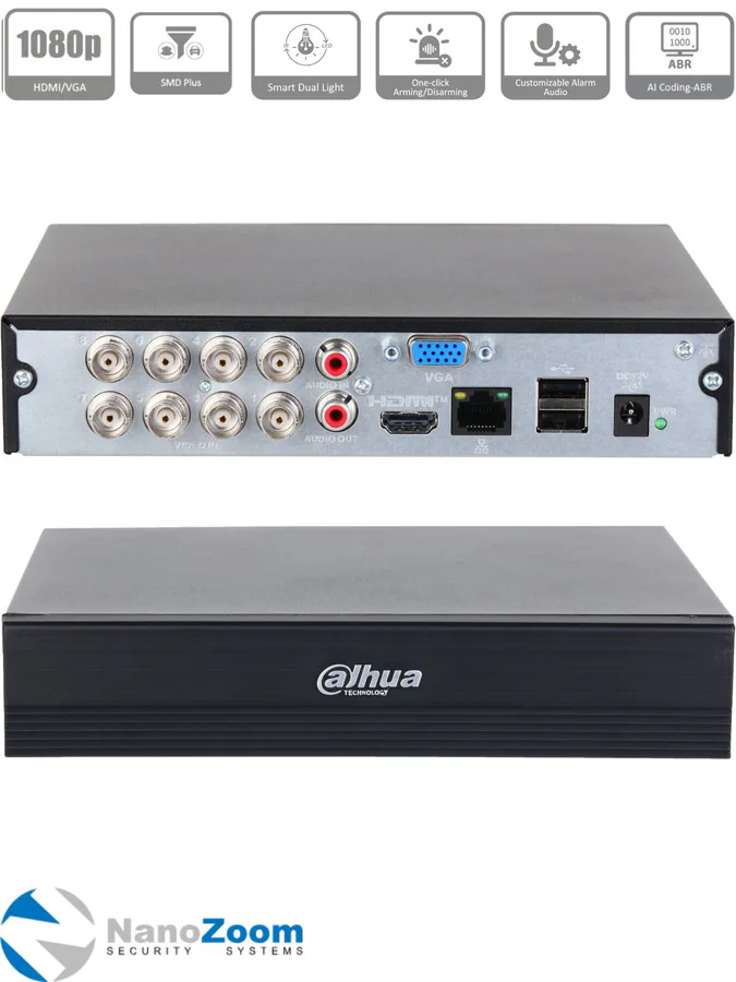 Dahua Dh-Xvr1b08-I/T 8ch Dvr view 4