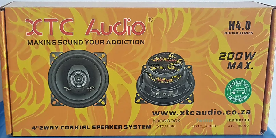 Xtc H4.0 200w 4" 2 Way Coaxial Speaker view 2