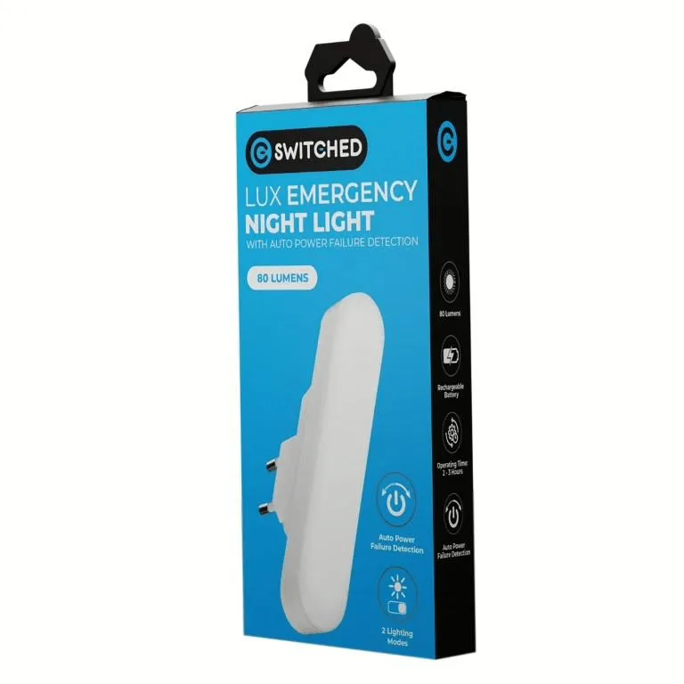 Switched Swd-50031-Wt Lux/S Emergency Night Light